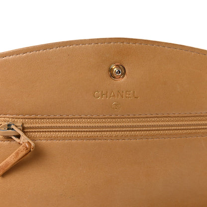 Caviar Timeless CC Wallet on Chain WOC Beige