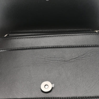 Caviar Quilted Boy Wallet On Chain WOC Black