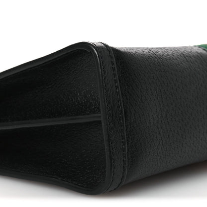 Calfskin GG Web Small Ophidia Chain Shoulder Bag Black