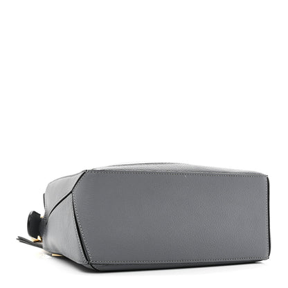 Soft Grained Calfskin Small Puzzle Bag Asphalt Grey