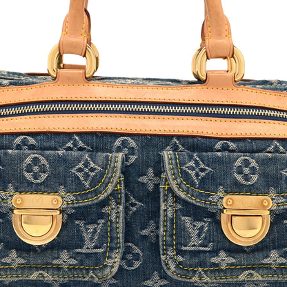 Monogram Denim Neo Speedy Blue